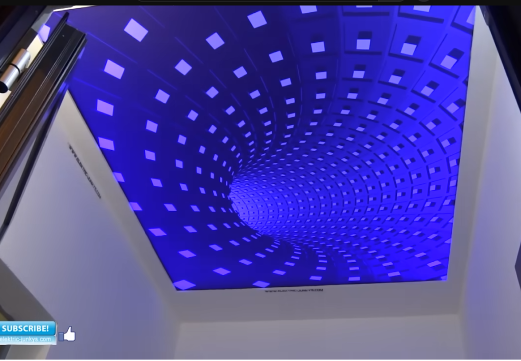 #3D Infinity Ceiling Stretch Ceiling illusion Effect