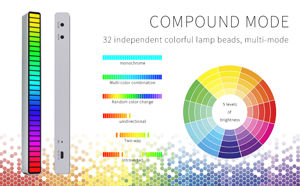 wireless rhythmic led bar