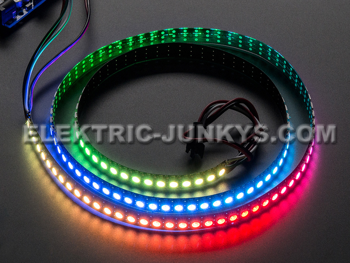 WS2815 LED Strip 5050 RGB LED strip Light Waterproof Individually Addressable DC5V 3060144LED Meter