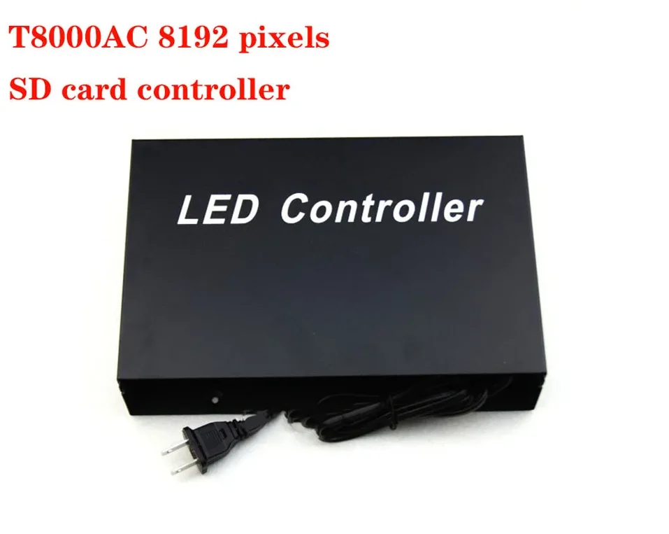 T8000AC SD Card Controller 8192 - WS2811 WS2812B LED Symphony Light Strip