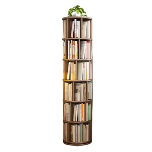 360° rotating bookshelf