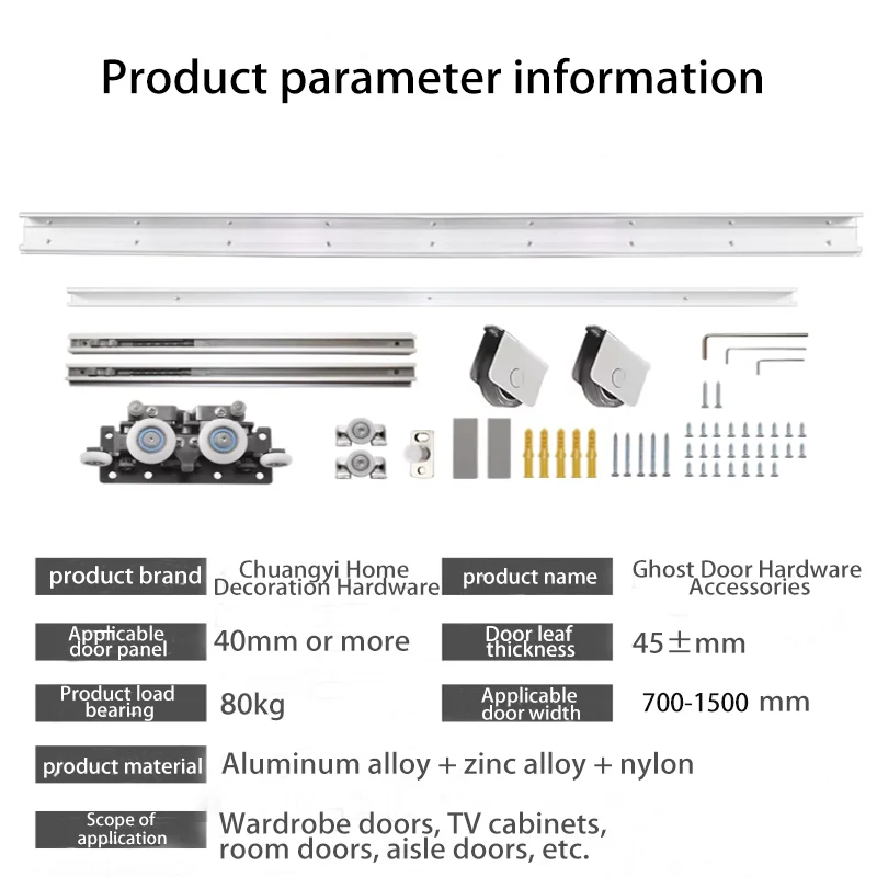 ghost wooden door track